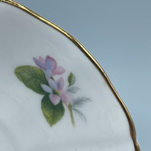 Vintage Royal Adderley English Bone China Cup and Saucer Canadian "Mayflower" - Picture 10 of 11